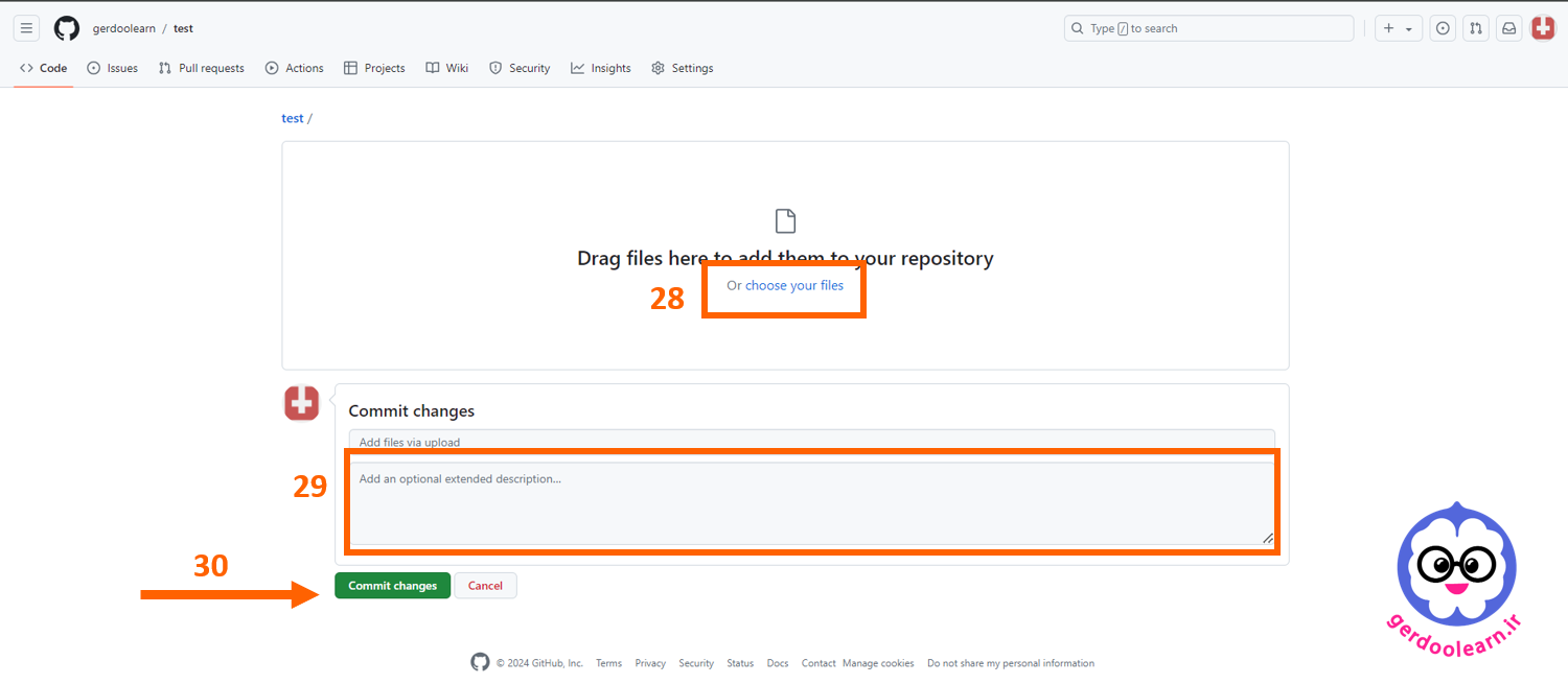 آموزش گیت هاب git hub ساخت اکانت در گیت هاب آپلود فایل در گیت هاب